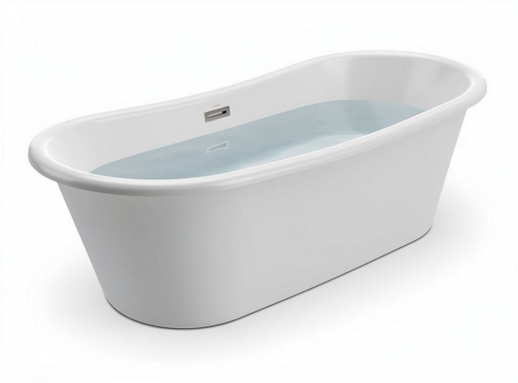 Baignoire indépendante pour salle de bain en acrylique - 150 x 70 x 60cm