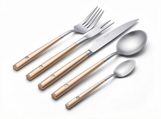 Couverts en acier inoxydable pour la table en métal - 15 x 3 x 1cm