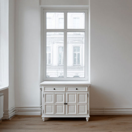 Meuble de rangement pour salon en bois et MDF - 90 x 45 x 70cm