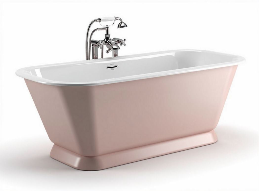 Baignoire en acrylique pour salle de bain moderne - 170 x 75 x 60cm