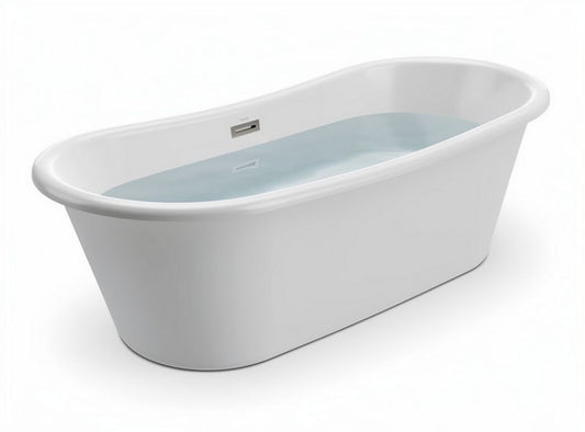 Baignoire indépendante pour salle de bain en acrylique - 150 x 70 x 60cm